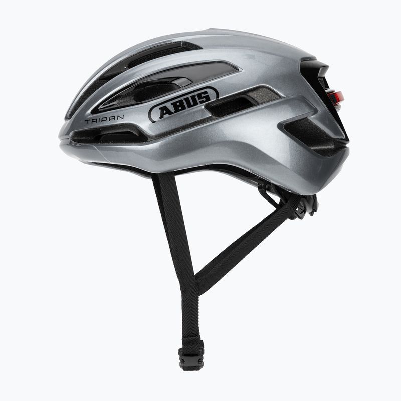 Cyklistická helma ABUS Taipan LED graphite silver 3