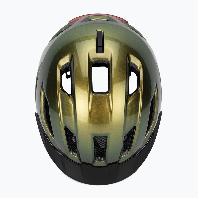 Cyklistická helma ABUS Urban-I 4.0 green pepper 6