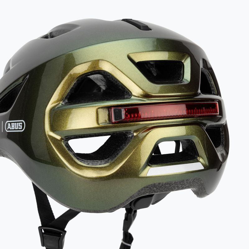 Cyklistická helma ABUS Urban-I 4.0 green pepper 9