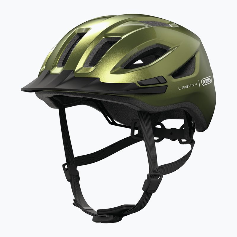 Cyklistická helma ABUS Urban-I 4.0 green pepper 12