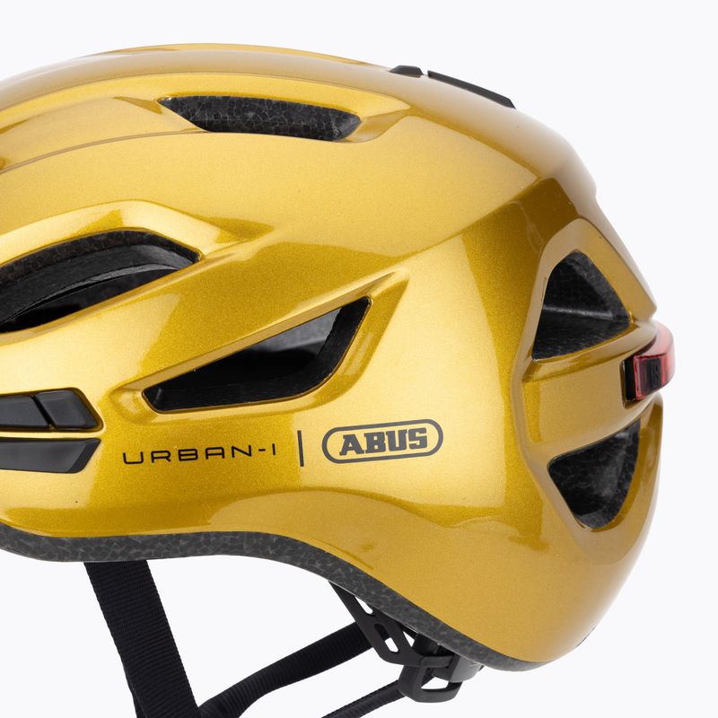 Cyklistická helma ABUS Urban-I 4.0 honey yellow 7