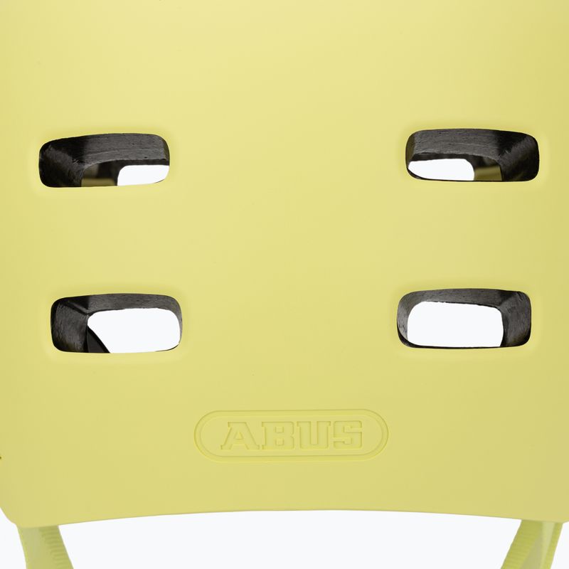 Cyklistická helma ABUS Xoxo mono yellow 7