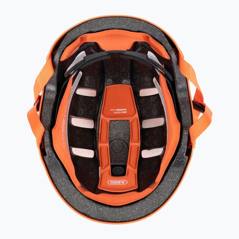 Cyklistická helma ABUS Xoxo mono orange 5