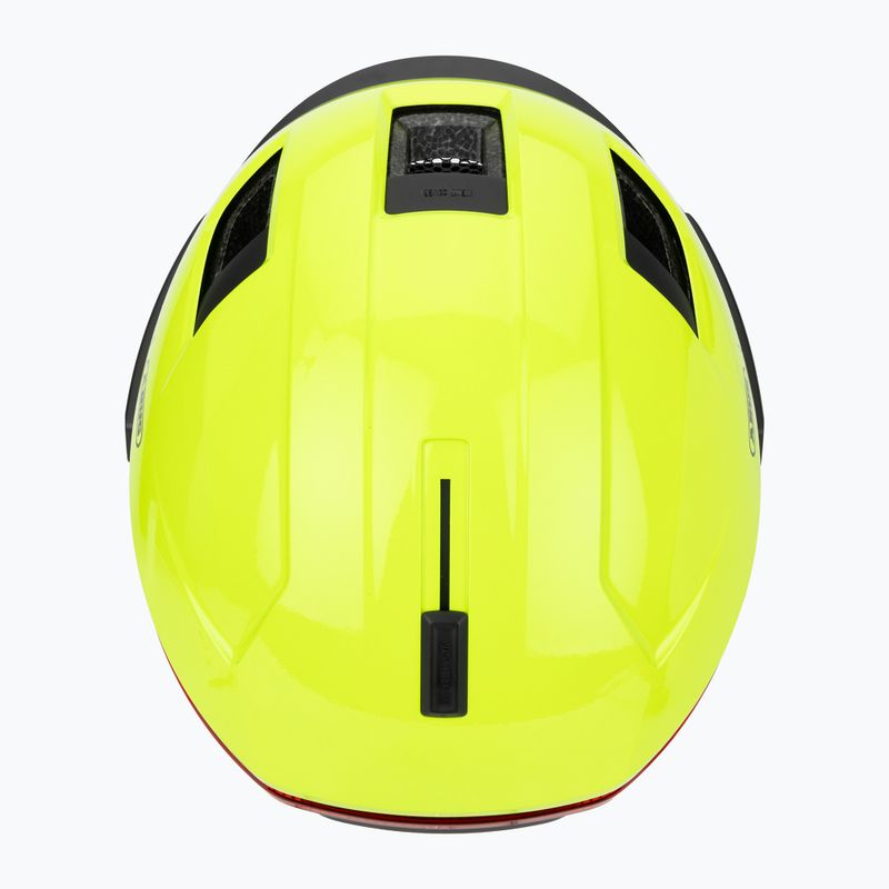 Cyklistická helma s blinkry ABUS Hyp-e Ace signal yellow 6