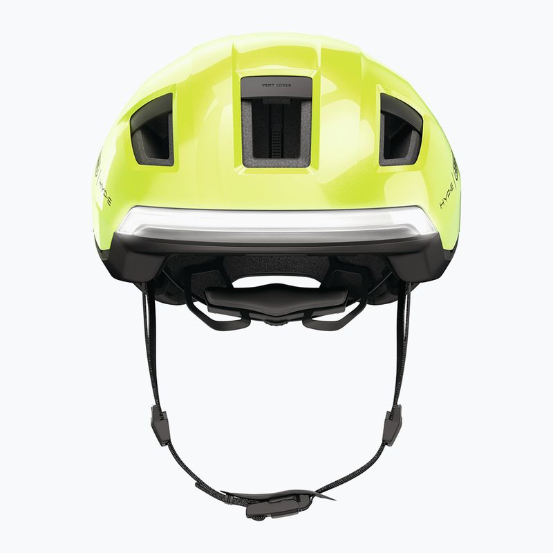 Cyklistická helma s blinkry ABUS Hyp-E signal yellow 5
