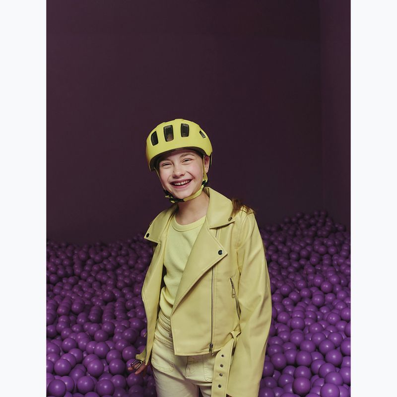 Dětská cyklistická helma ABUS Youn-I 2.0 mono yellow 7