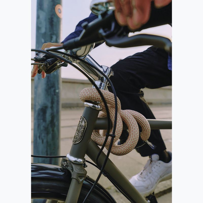 Cyklistický zámek ABUS Yarnit 4004K/110 sand stone 3