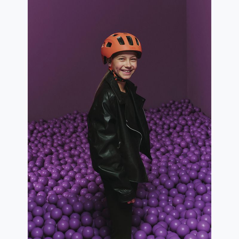 Dětská cyklistická helma ABUS Youn-I 2.0 mono orange 7