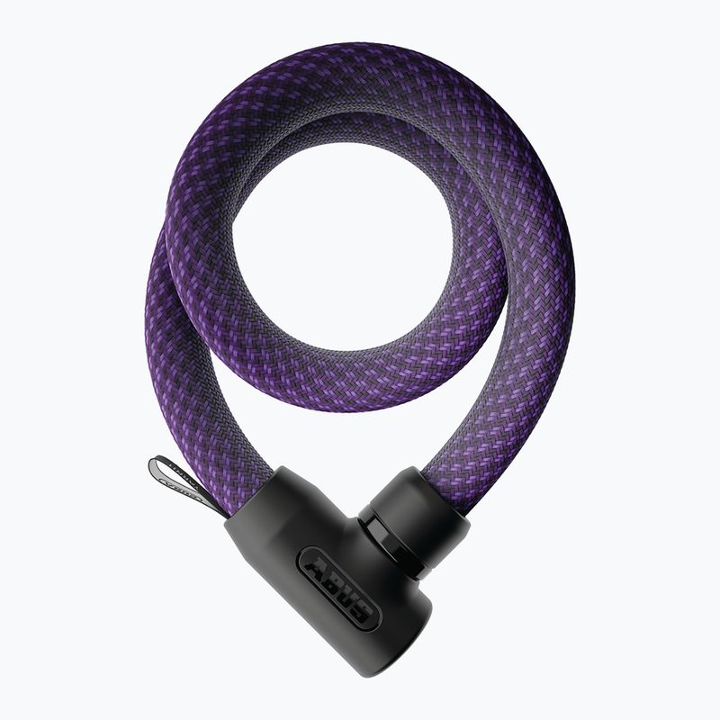 Cyklistický zámek ABUS Yarnit 4004K/110 midnight purple