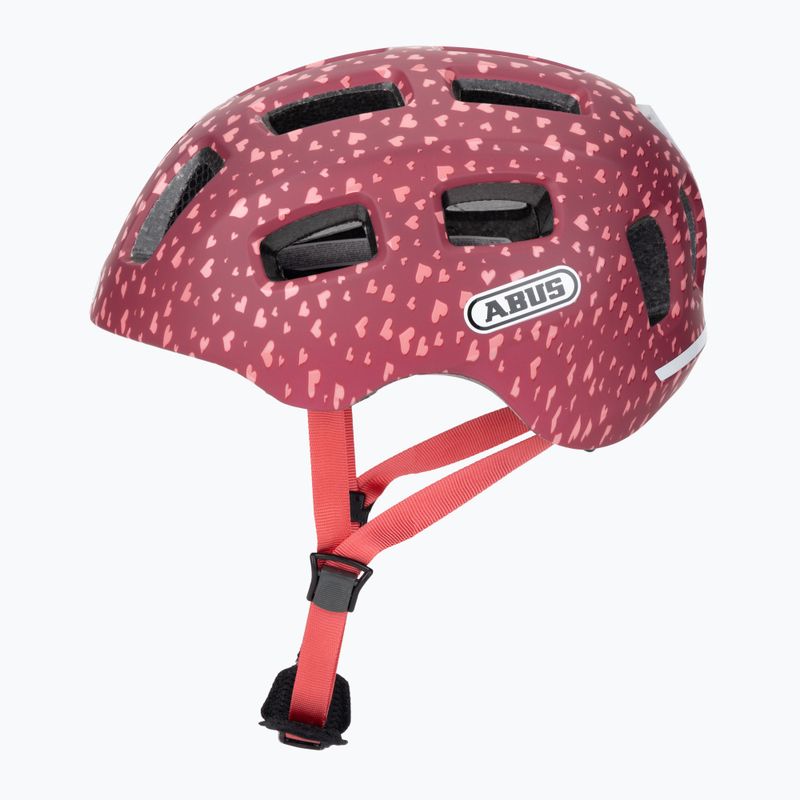 Dětská cyklistická přilba ABUS Youn-I 2.0 cherry heart 3