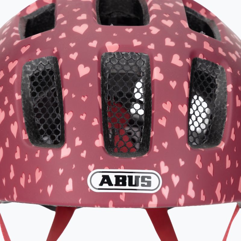 Dětská cyklistická přilba ABUS Youn-I 2.0 cherry heart 7