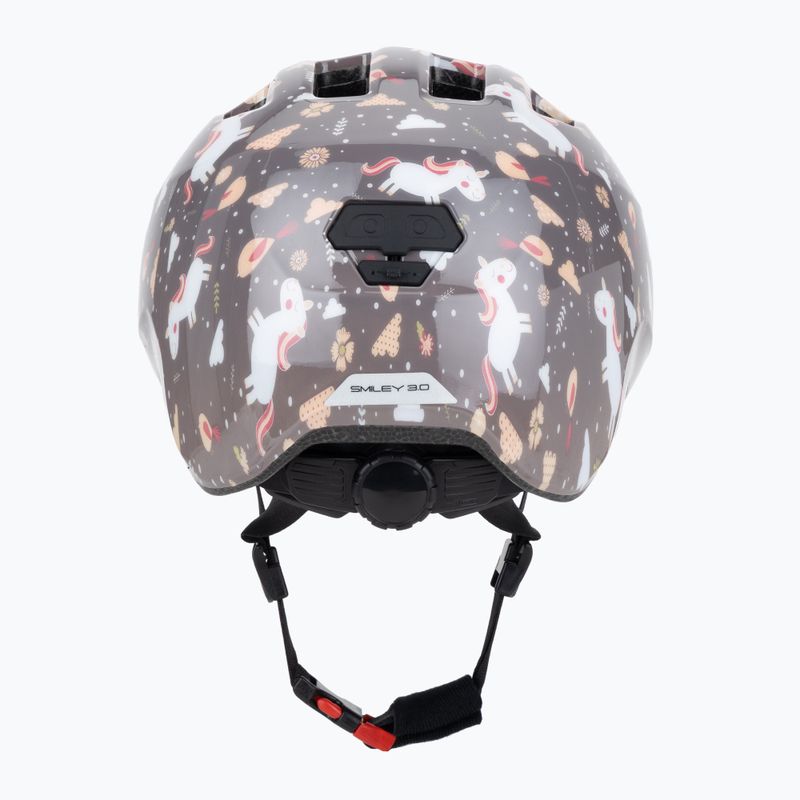 Dětská cyklistická helma ABUS Smiley 3.0 grey horse 4