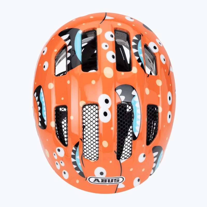 Dětská cyklistická helma ABUS Smiley 3.0 orange monster 6