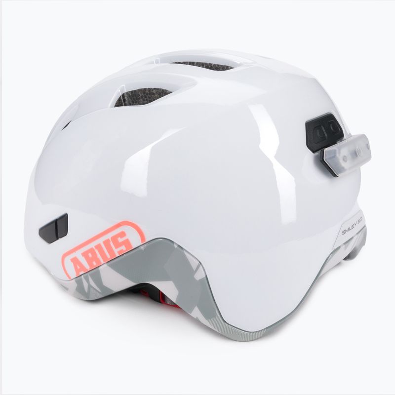 Abus Smiley 3.0 ACE LED dětská cyklistická přilba bílá 67715 4