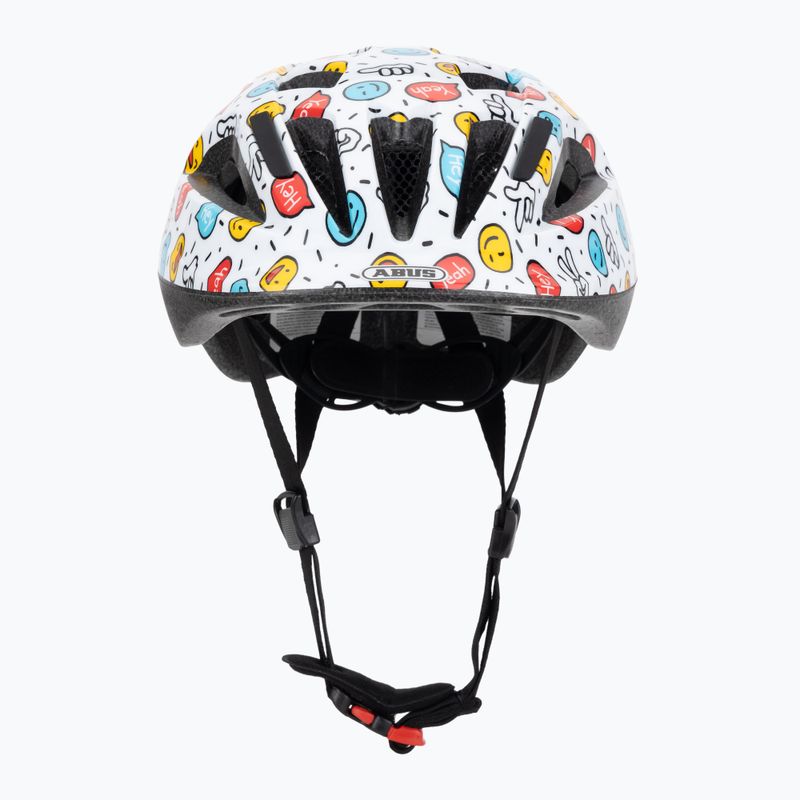 Dětská cyklistická helma ABUS Smooty 2.0 white smiley 2