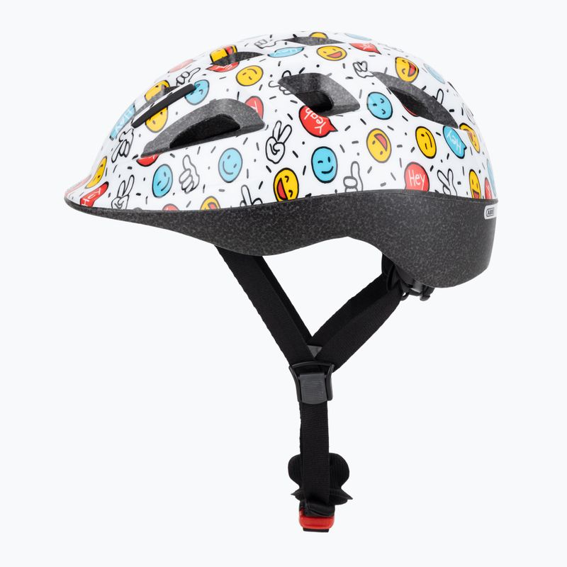 Dětská cyklistická helma ABUS Smooty 2.0 white smiley 3