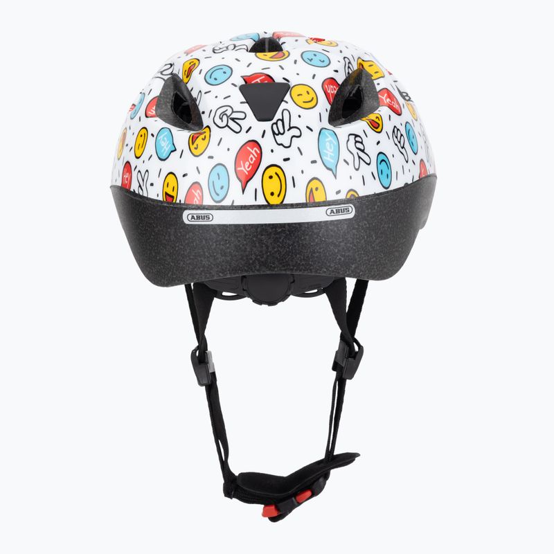 Dětská cyklistická helma ABUS Smooty 2.0 white smiley 4