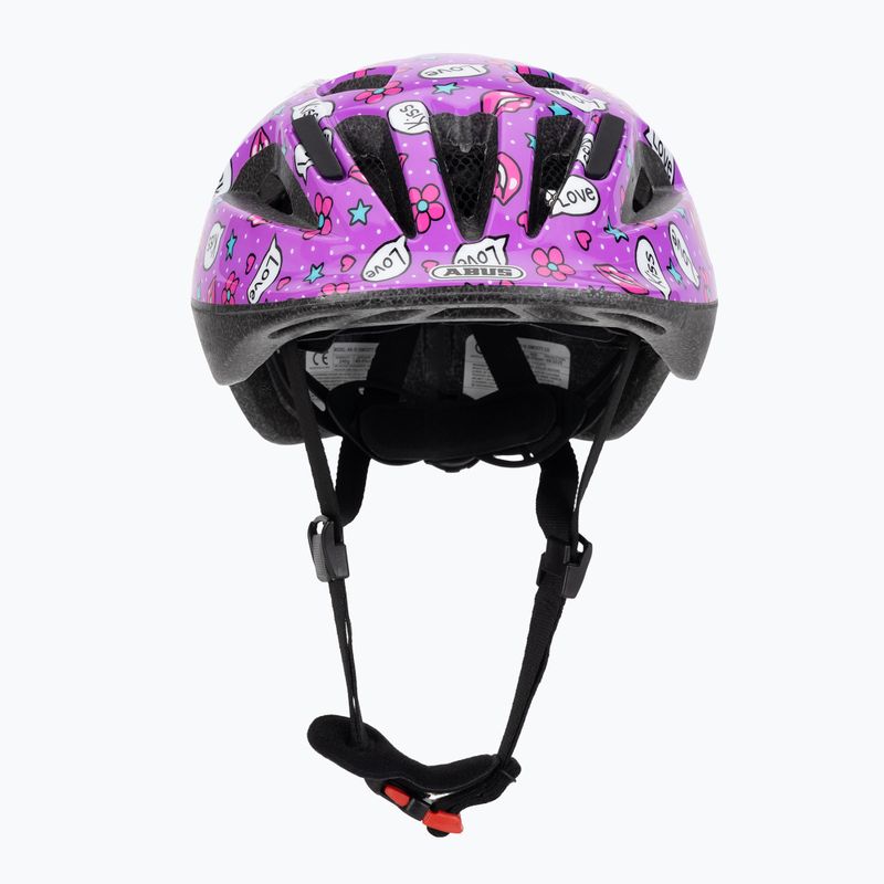 Dětská cyklistická helma ABUS Smooty 2.0 purple kisses 2