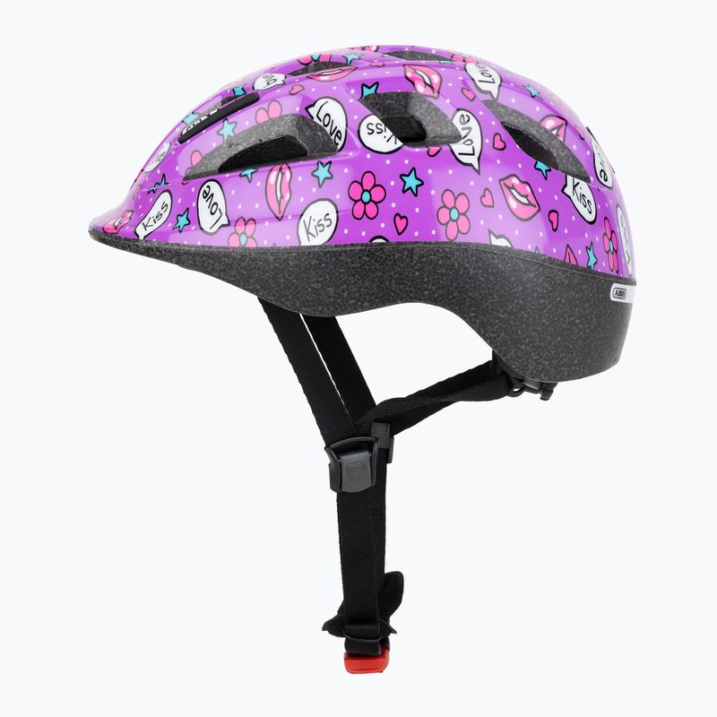 Dětská cyklistická helma ABUS Smooty 2.0 purple kisses 3