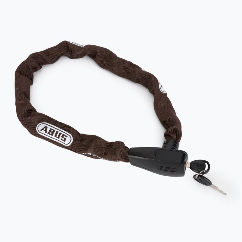 Hnědý zámek na kolo ABUS Catena 6806 82518