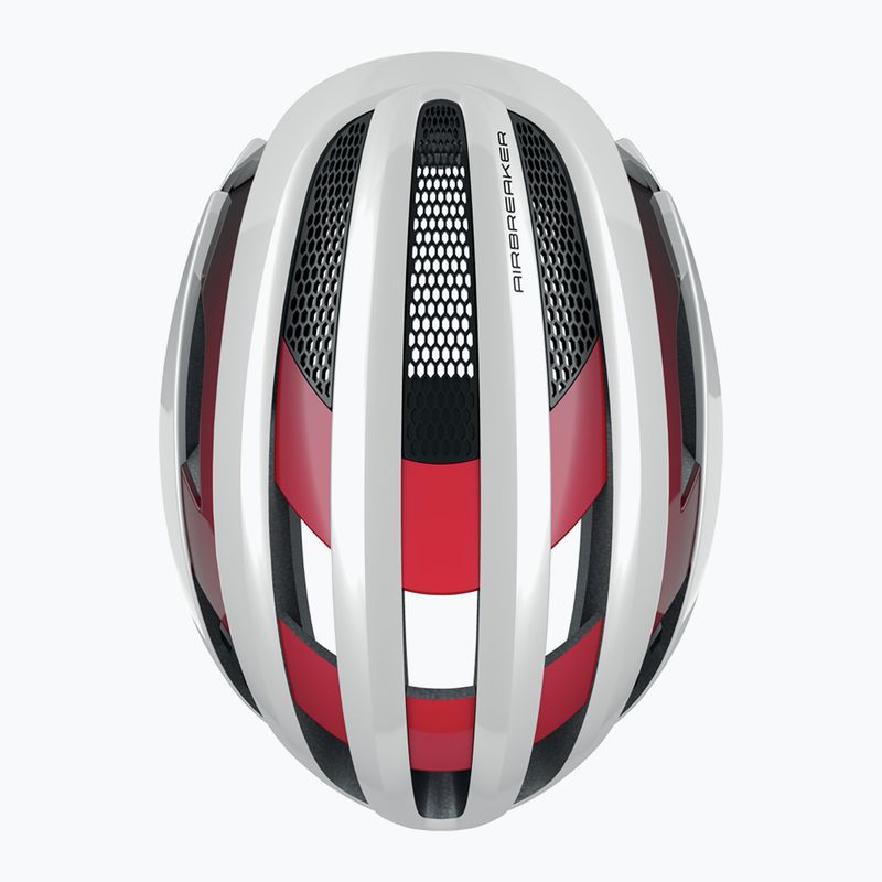Cyklistická příručka ABUS AirBreaker bílo-červený 86836 9