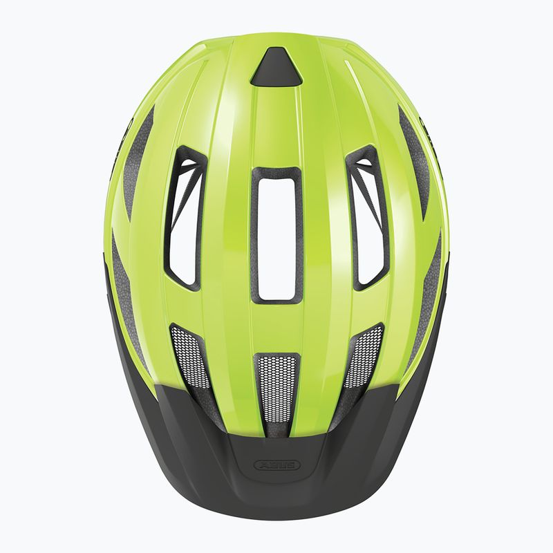 Cyklistická helma ABUS Macator Mips signal yellow 4