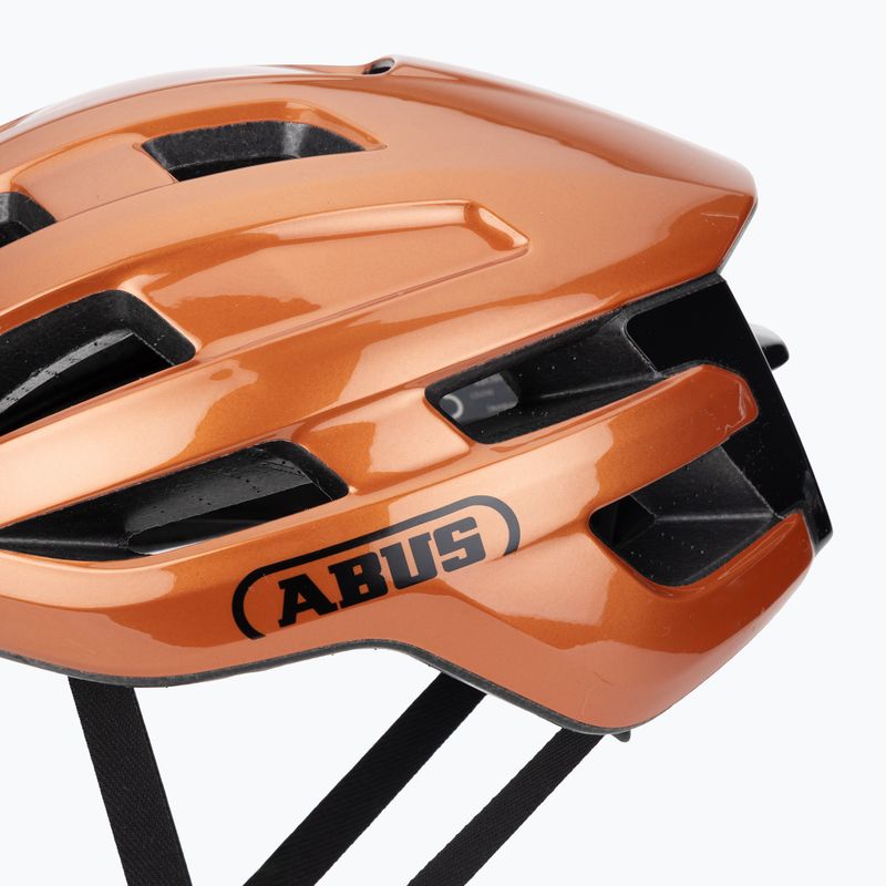 Cyklistická přilba ABUS PowerDome goldfish orange 7