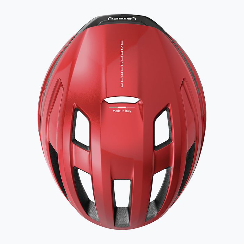Cyklistická helma Abus  PowerDome blaze red 8