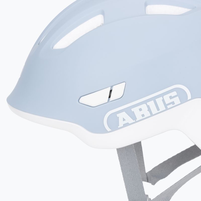 Dětská cyklistická přilba ABUS Smiley 3.0 ACE LED pure aqua 8