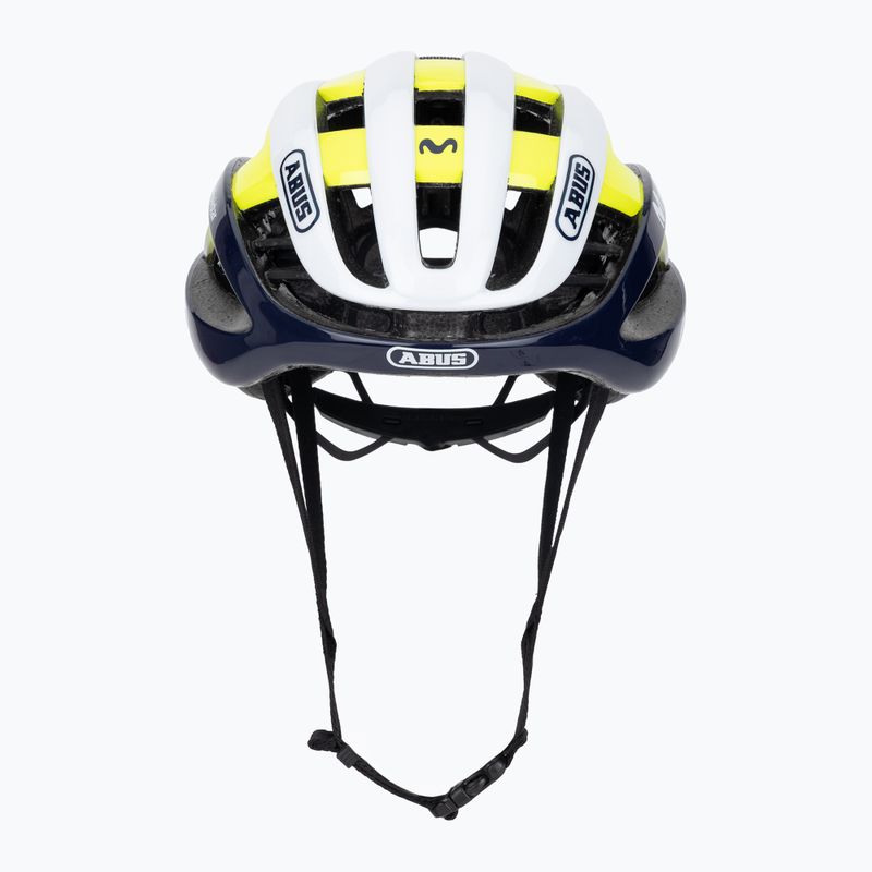 Cyklistická přilba ABUS AirBreaker Movistar Team 24 navy/yellow/white 2
