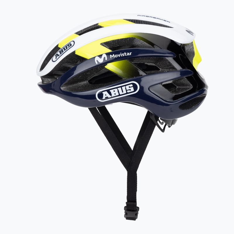 Cyklistická přilba ABUS AirBreaker Movistar Team 24 navy/yellow/white 3