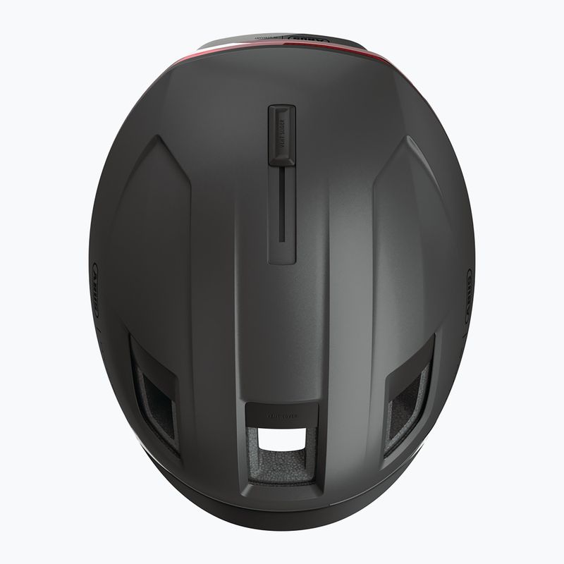 Cyklistická helma s blinkry ABUS Hyp-E volcano titan 7