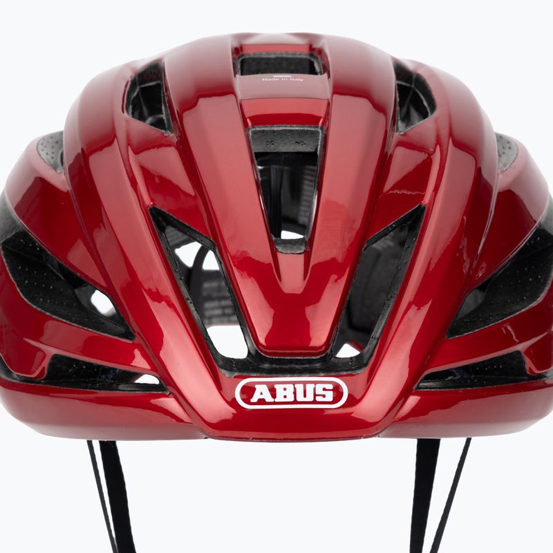 Cyklistická přilba ABUS StormChaser Ace performance red 7