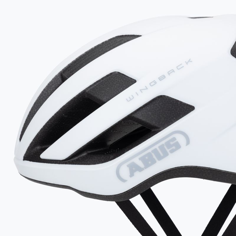 Cyklistická přilba ABUS Wingback polar white 7