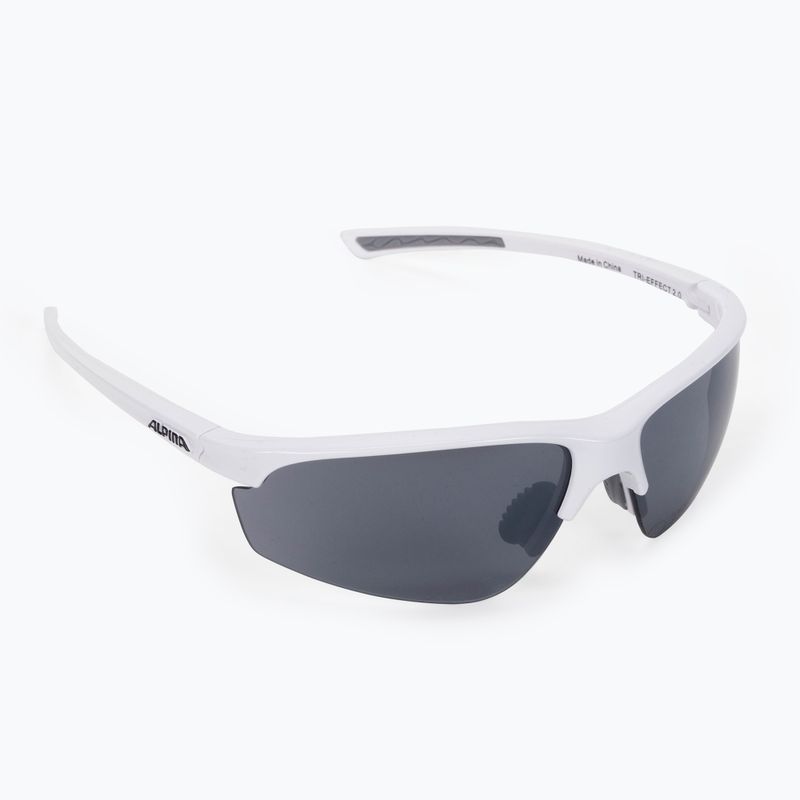 Brýle na kolo Alpina Tri-Effect 2.2 white/black mirror/clear/orange mirror