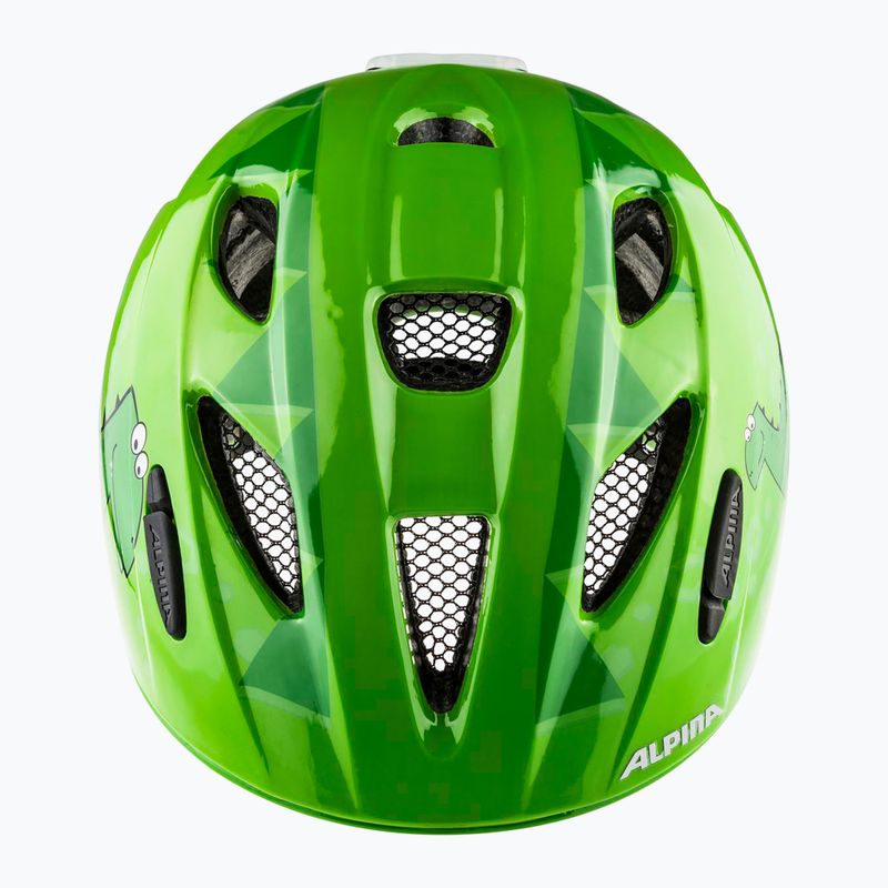 Dětská cyklistická přilba Alpina Ximo Flash green dino gloss 3