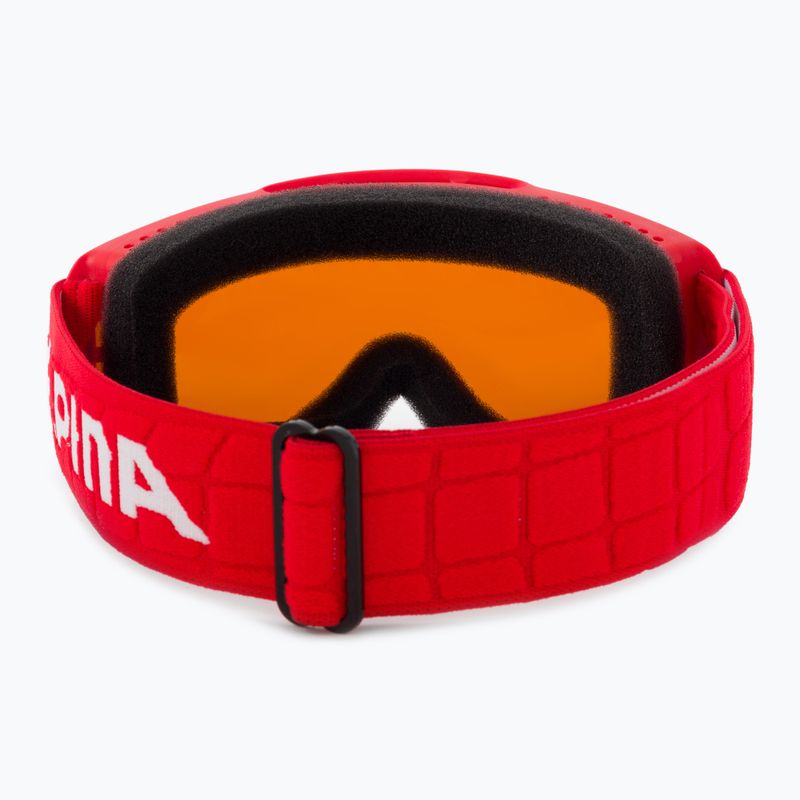 Dětské lyžařské brýle Alpina Piney red matt/orange 3