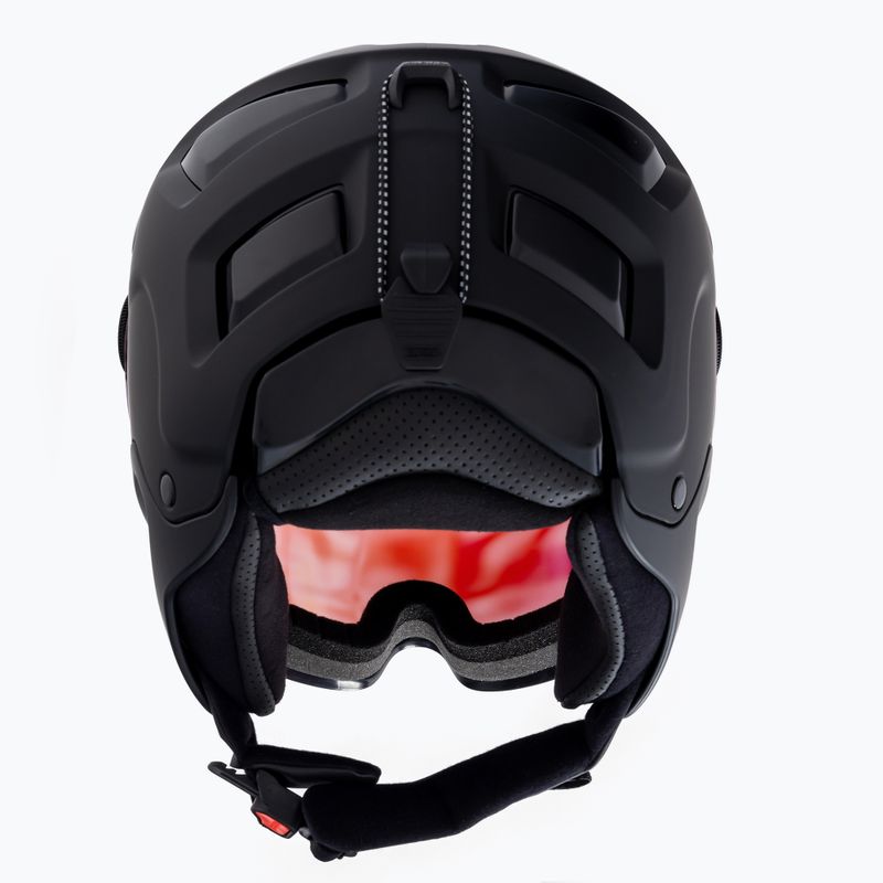 Lyžařská helma Alpina Attelas Visor QVM black matt/silver 3