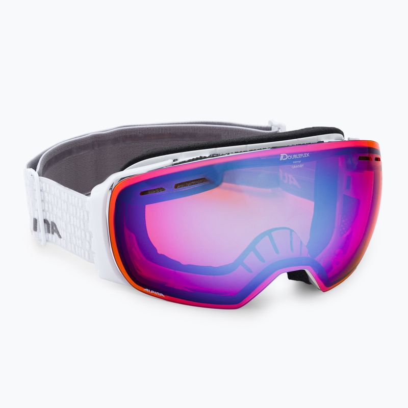 Lyžařské brýle Alpina Granby Q-Lite white gloss/blue sph