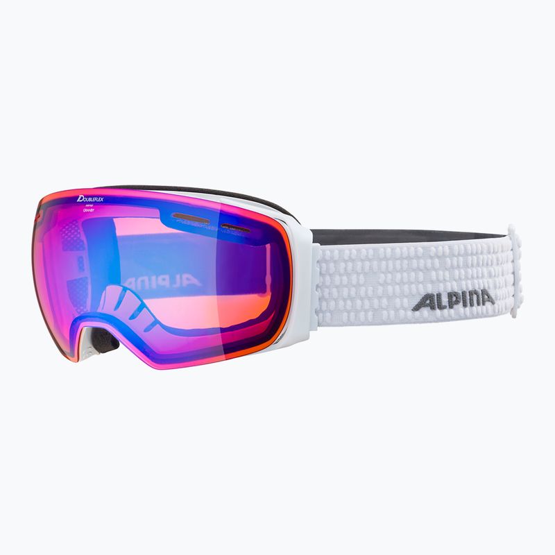 Lyžařské brýle Alpina Granby Q-Lite white gloss/blue sph 6