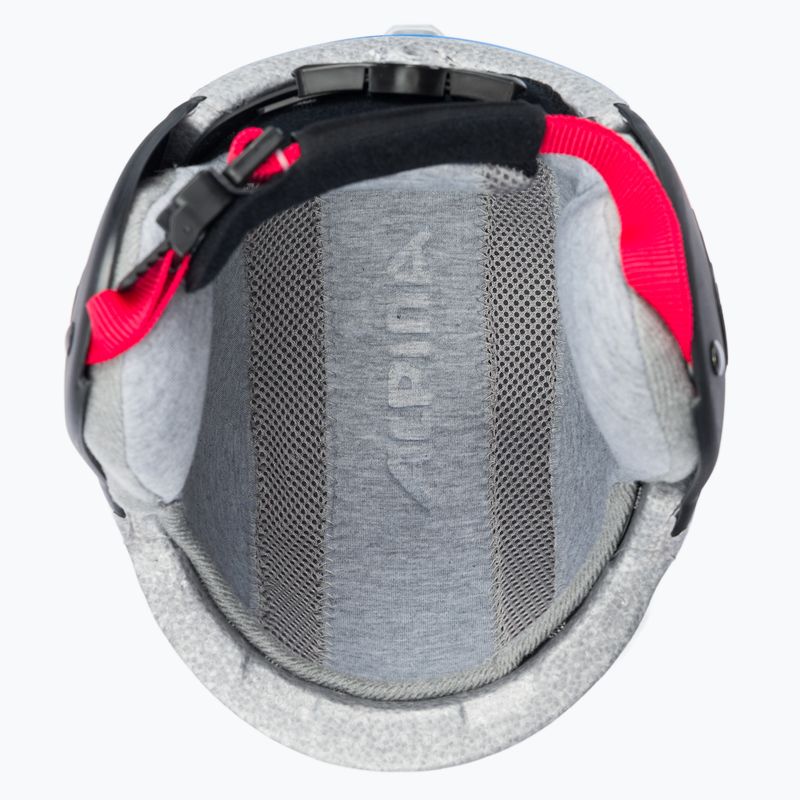 Dětské lyžařské helmy Alpina Carat white/red/blue 5
