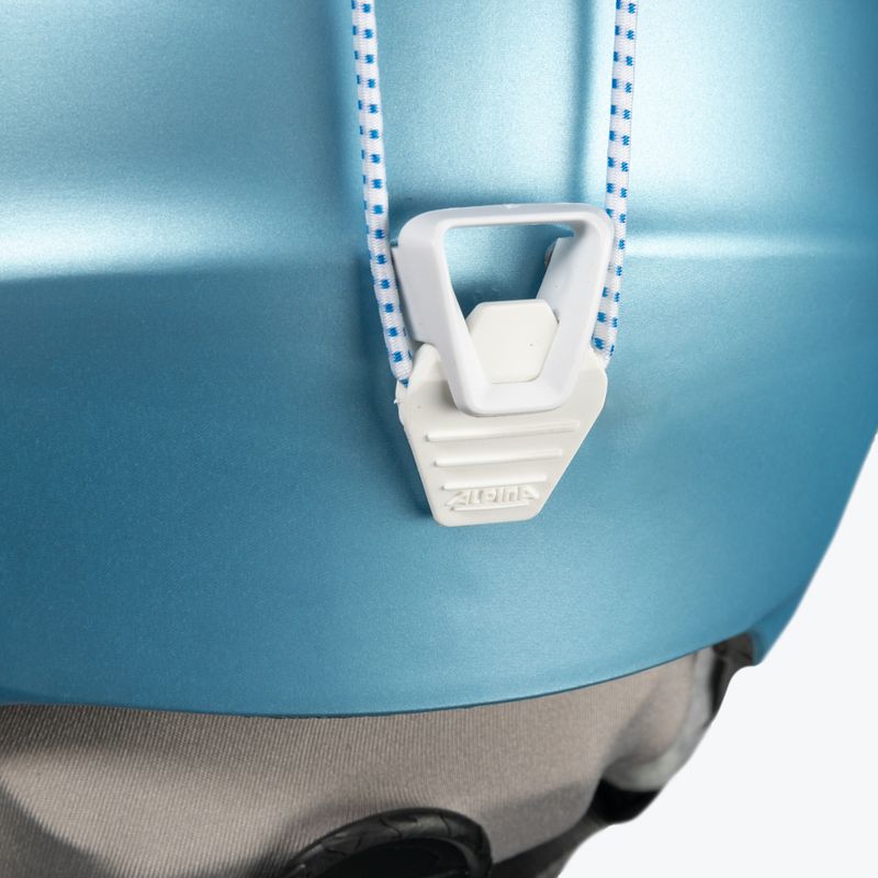 Lyžařská helma Alpina Grand skyblue/white matt 8