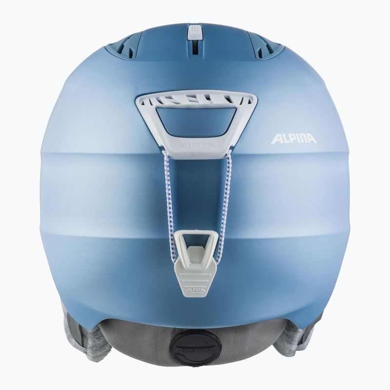 Lyžařská helma Alpina Grand skyblue/white matt 15