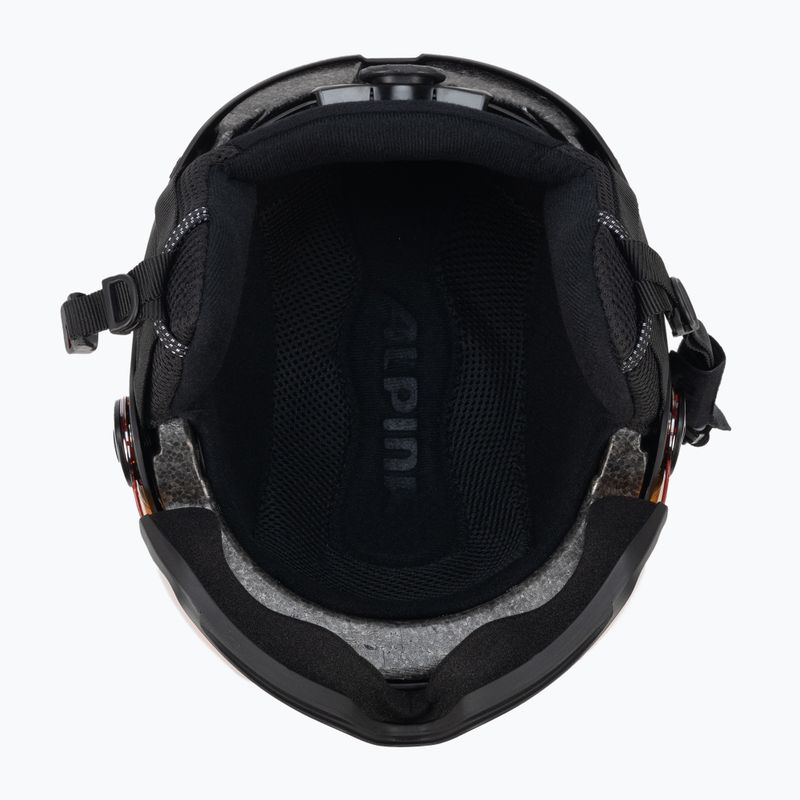 Lyžařská helma Alpina Arber Visor Q Lite black matte 5