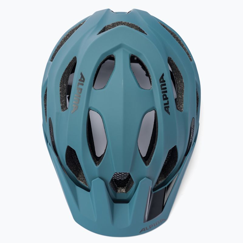 Cyklistická přilba Alpina Carapax 2.0 dirt blue matt 6