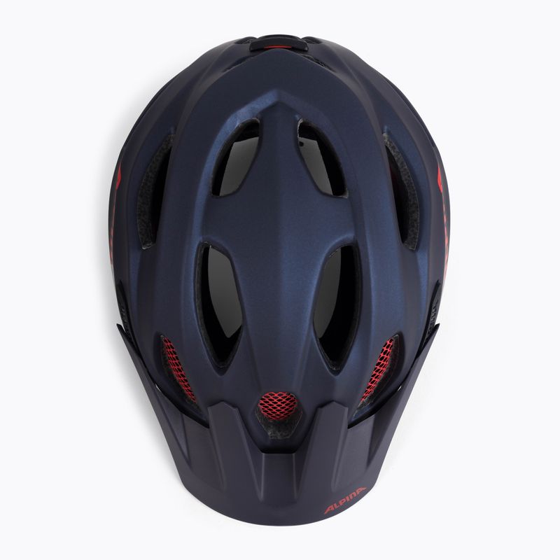 Dětská cyklistická přilba Alpina Carapax indigo matte 6