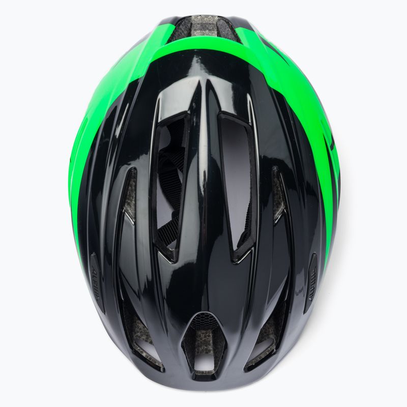 Dětská cyklistická přilba Alpina Pico black/green gloss 6