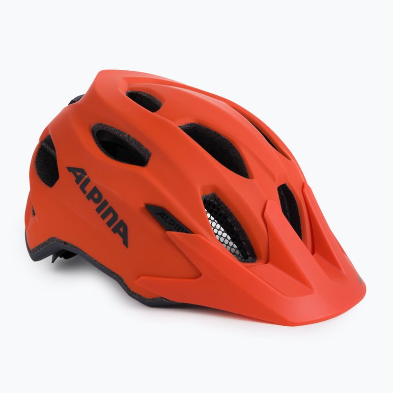 Dětská cyklistická přilba Alpina Carapax pumpkin orange matt