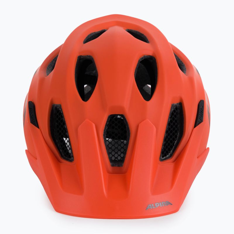 Dětská cyklistická přilba Alpina Carapax pumpkin orange matt 2