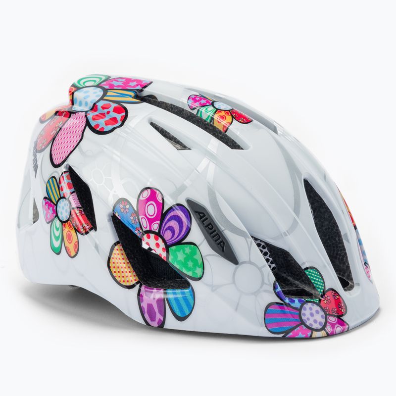 Dětská cyklistická přilba Alpina Pico pearlwhite/flower gloss